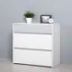 Комод Моби Торонто 13.321 3 ящика 80x40.3x75.3 см ЛДСП цвет белый