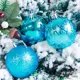 Набор елочных шаров Зимнее волшебство 2178233 Анданте 6 см пластик синий 12 шт