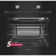 Электрический встраиваемый духовой шкаф Simfer B6EB04070 59.5x59.5x56.5 см цвет черный