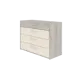 Комод ВКДП 104.2x76.5x43.5 см 4 ящика ЛДСП цвет бежевый глянец