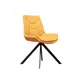 Стул Levmar atlas gold (r) 90x44x54 см ткань цвет желтый