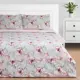 Комплект постельного белья Этель 9175953, двуспальный, поплин, цвет розовый