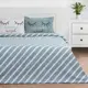 Комплект постельного белья Этель 6030082, двуспальный, бязь, цвет синий