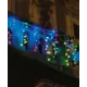 Электрогирлянда универсальная Uniel Бахрома 6м 300 ламп разноцветный свет 8 режимов работы