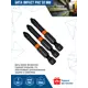Бита крестовая магнитная Vertextools Impact Ip-Ph2-50 PH2x50 мм, 3 шт.
