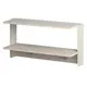 Вешалка Мэрдэс ВЕШ4 К 80x39x25 см 2 крючка цвет бежево-белый