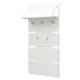 Вешалка Мэрдэс СТ-50 БЕ 70x135x27 см 5 крючков цвет белый жемчуг