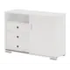 Тумба с выдвижными ящиками Мэрдэс ТБ-45 БЕ 114x74x46 3 ящика ЛДСП цвет белый