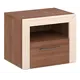 Тумба прикроватная Мэрдэс ТбКр ШК 55x45x38 см 1 ящик ЛДСП цвет карамель