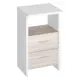 Тумба с выдвижными ящиками Мэрдэс ТЯЛ БЕК 44.50x77x45 2 ящика ЛДСП цвет белый жемчуг