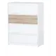 Комод Szynaka-mebele sp. z.o.o. 4 ящика 80x38x104 см ДСП цвет белый матовый