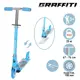 Самокат-Снегокат Graffiti Street Sport зимний 2 в 1 Заяц цвет голубой