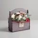 Кашпо флористическое новогоднее "С новым годом!" 23x9.5x26.5 см