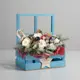 Кашпо флористическое с окном "Звезда" 15x9x25 см