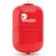 Расширительный бак для ГВС 8 л Wester D010-00079 3/4" красный