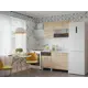 Кухонный гарнитур Тренд 130x211x60 см ЛДСП цвет бежево-коричневый