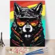 Картина по номерам Red panda Брутальный Волк 30x40 см