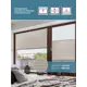 Шторы-плиссе Decofest Плайн 45x160 см цвет серый