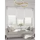 Рулонная штора Domlegrand Мозаика 140x175 см цвет белый