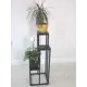 Подставка для цветочных горшков Playwoods Чикаго 40 см x 40 см x 101 см металл черный