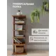 Полка Good-дом 33.5x95x30.5 см ЛДСП цвет орех нагрузка на полку до 100 кг