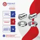 Прямое соединение Point PN00002 для полотенцесушителя 1"х1" гайка-штуцер хром пара