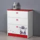 Комод детский Моби Блеск 3 ящика 66x34x75 см ЛДСП цвет белый
