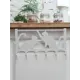 Настенная вешалка Лофтарт 196-922 6x19x30 см 6 крючков цвет белый