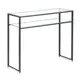 Консоль напольная Allconsoles 1041-CB clear 100x80x35 см сталь цвет черный