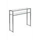 Консоль напольная Allconsoles 1042-CS clear 100x80x25 см сталь цвет серебряный