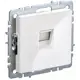 Розетка встраиваемая Iek Brite BR-K10-1-K01 цвет белый