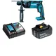 Перфоратор аккумуляторный Makita DHR165RF SDS+ 13Дж 18В Li-Ion 1x3Ач