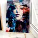 Картина по номерам Red panda Девушка Закат 30x40 см