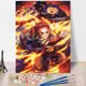 Картина по номерам Red panda Аниме Клинок Рассекающий Демонов - Огонь 30x40 см