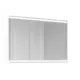 Зеркало для ванной Raval Hot 02 100 W с подсветкой 99x66см