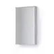 Шкаф зеркальный подвесной Raval Kub 03 40 W 40x69см цвет белый