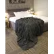 Плед-покрывало вязаный Almaforhome GreatRoyalDream GRD/темсер, 200x220 см, трикотаж, цвет темно-серый