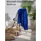 Плед-покрывало вязаный Almaforhome Royal Dream RD/василек, 90x160 см, трикотаж, цвет синий