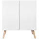 Комод Aim Эко 800x420x905 см МДФ цвет белый