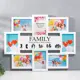 Мультирамка "FAMILY" коллаж на 8 фото 10x15 см белый