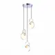 Люстра подвесная светодиодная ST LUCE SL6107.103.03 Eclisse 4 м² теплый белый свет цвет хром
