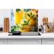 Защитный экран Borntoprint Коктейль 60x50x0.4 см закаленное стекло цвет прозрачный