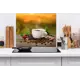 Защитный экран Borntoprint Горячий кофе 50x50x0.4 см закаленное стекло цвет прозрачный