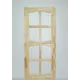 Фасад со стеклом Леспроф Экстра 59.60x120x2.20 см сосна/стекло цвет бежевый