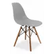 Стул White wall black tattoo Eames 46x41x81 см пластик серый