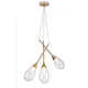 Светильник подвесной VELE LUCE VL5864P03 Grazioso 3 лампы 6 м² цвет черный