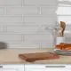 Плитка настенная Decocer Tivoli Grey 10x40 см 0.96 м² цвет серый