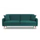 Диван Finsoffa Ann 206x86x90 см велюр цвет зеленый