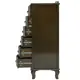 Комод Ifers Джульетта 6 ящиков 49x40.5x106.5 см МДФ цвет темный орех