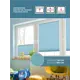 Шторы-плиссе Decofest 65x160 см цвет бирюзовый